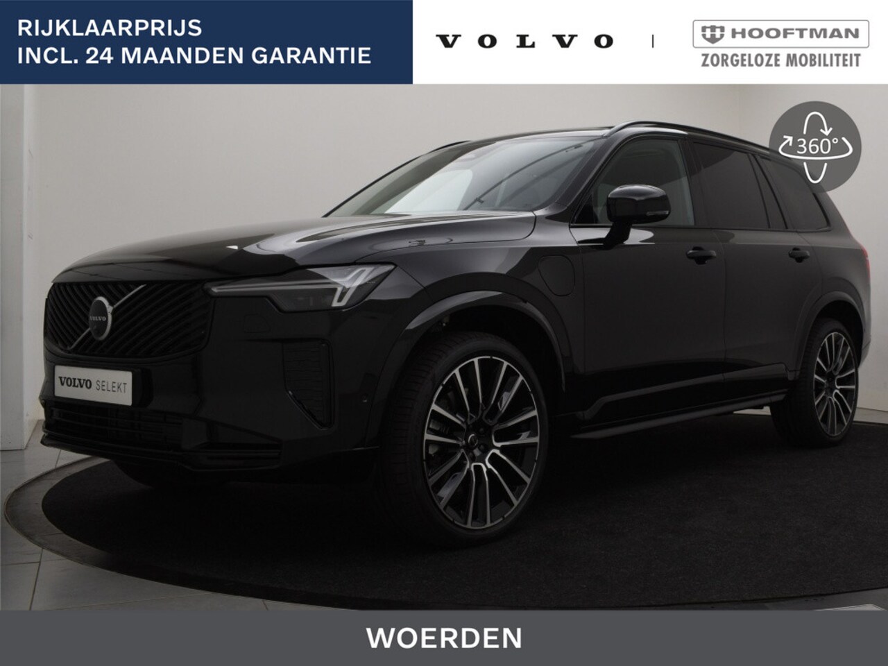Volvo XC90 - T8 PLUG-IN HYBRID ULTRA DARK *NIEUW MODEL* 22INCH B&W LUCHTVERIN - AutoWereld.nl