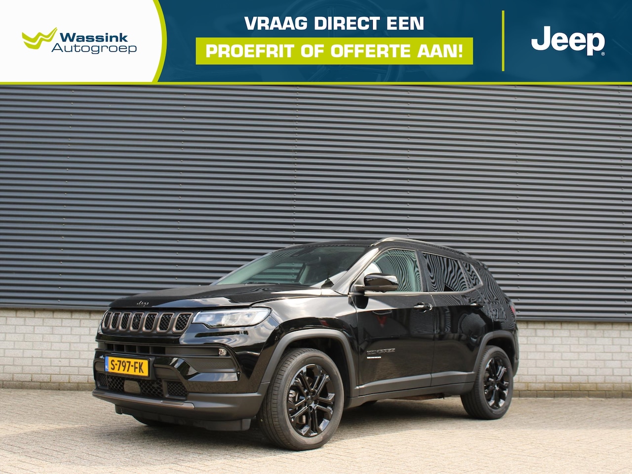 Jeep Compass - 1.3T 4XE 240pk EAWD Aut Upland | Camera voor en achter | apple carplay | - AutoWereld.nl