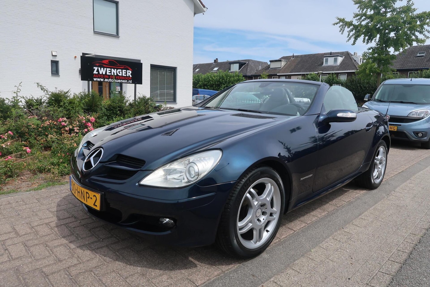 Mercedes-Benz SLK-klasse - 200 K. BLUETOOTH|LEDER|PDC|STOELVERWARMING|CRUISECONTROL|ZEER GOED ONDERHOUDEN - AutoWereld.nl