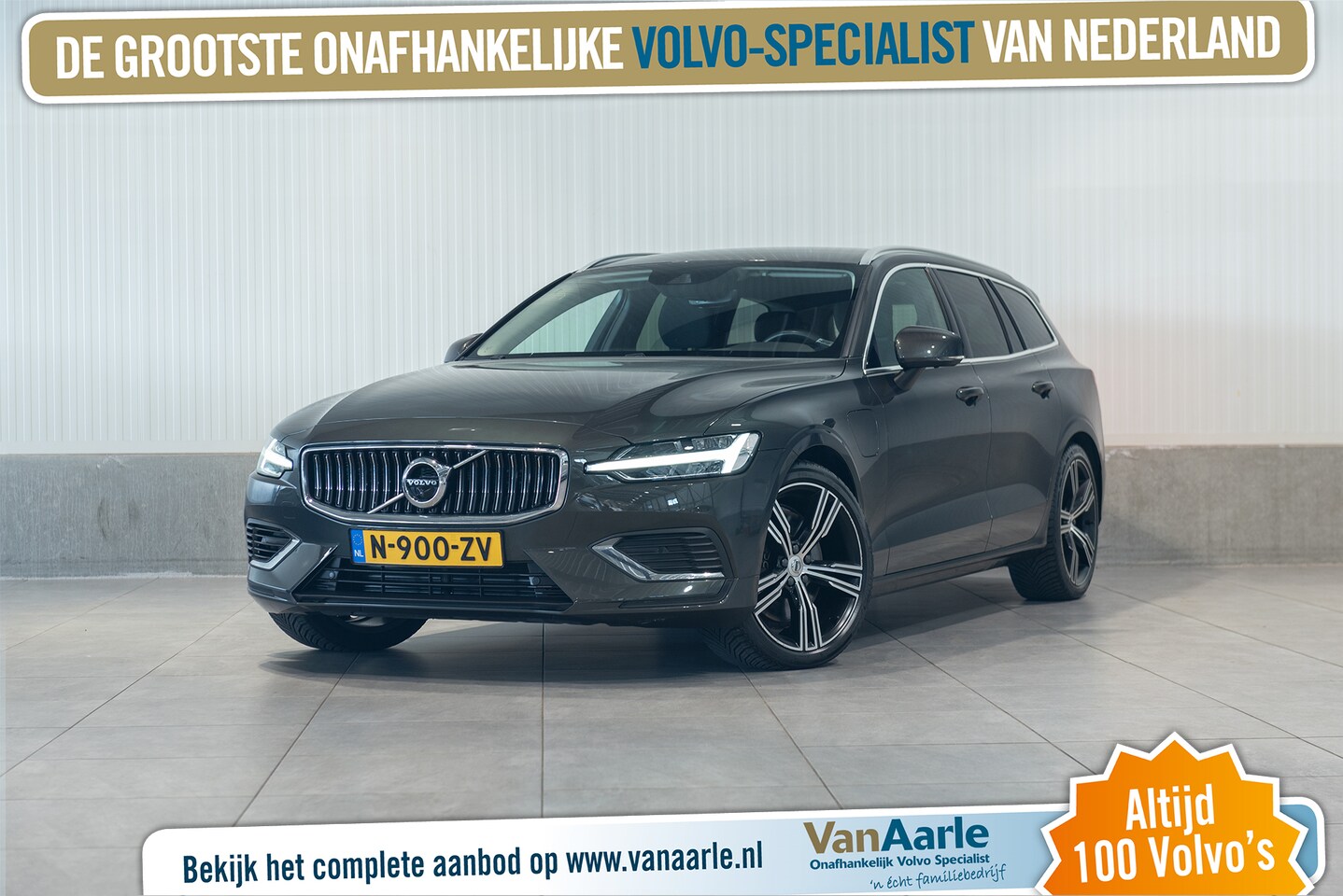 Volvo V60 - T6 Aut. Plug-in Hybrid LongRange Inscription Trekhaak 360camera ACC 350pk - AutoWereld.nl