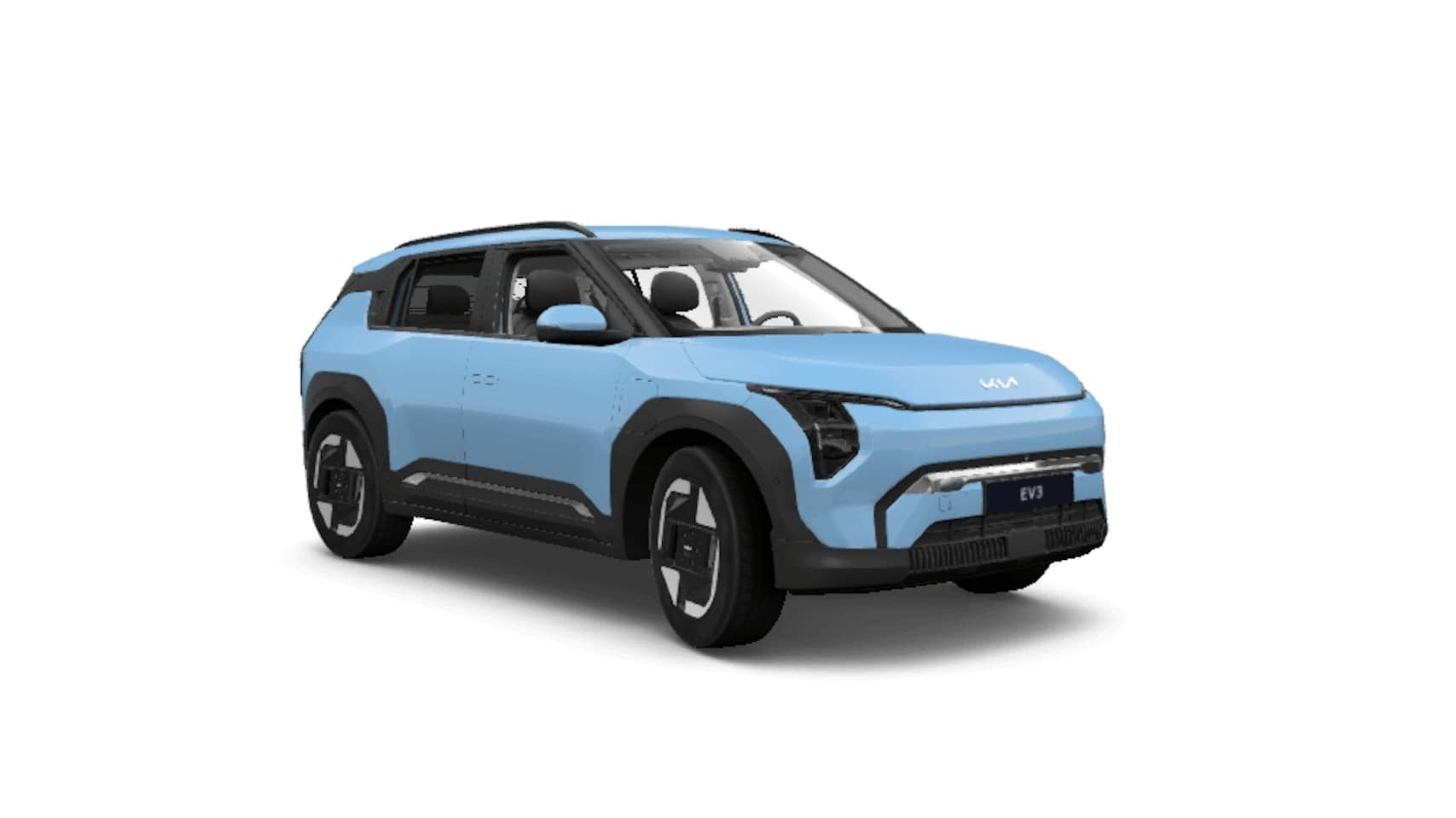 Kia EV3 - Plus 58.3 kWh Elektrisch FWD Crossover Frost Blue - AutoWereld.nl