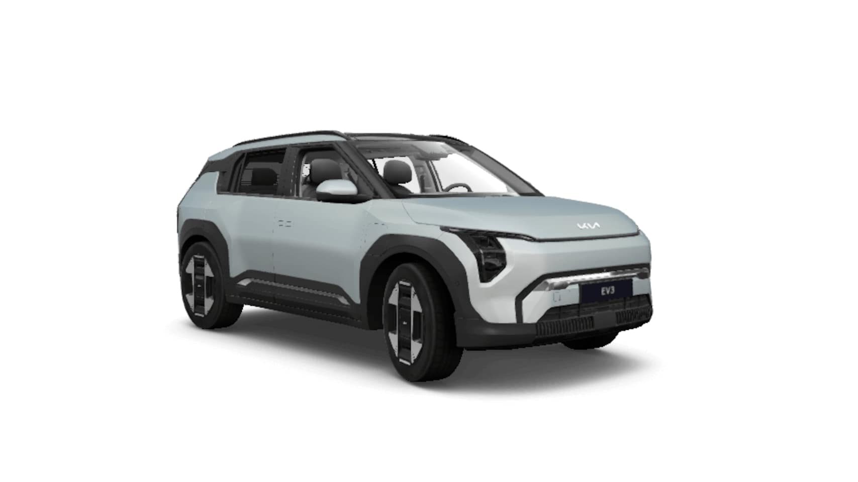 Kia EV3 - Plus Advanced 58.3 kWh Elektrisch FWD Crossover Ivory Silver Mat - AutoWereld.nl