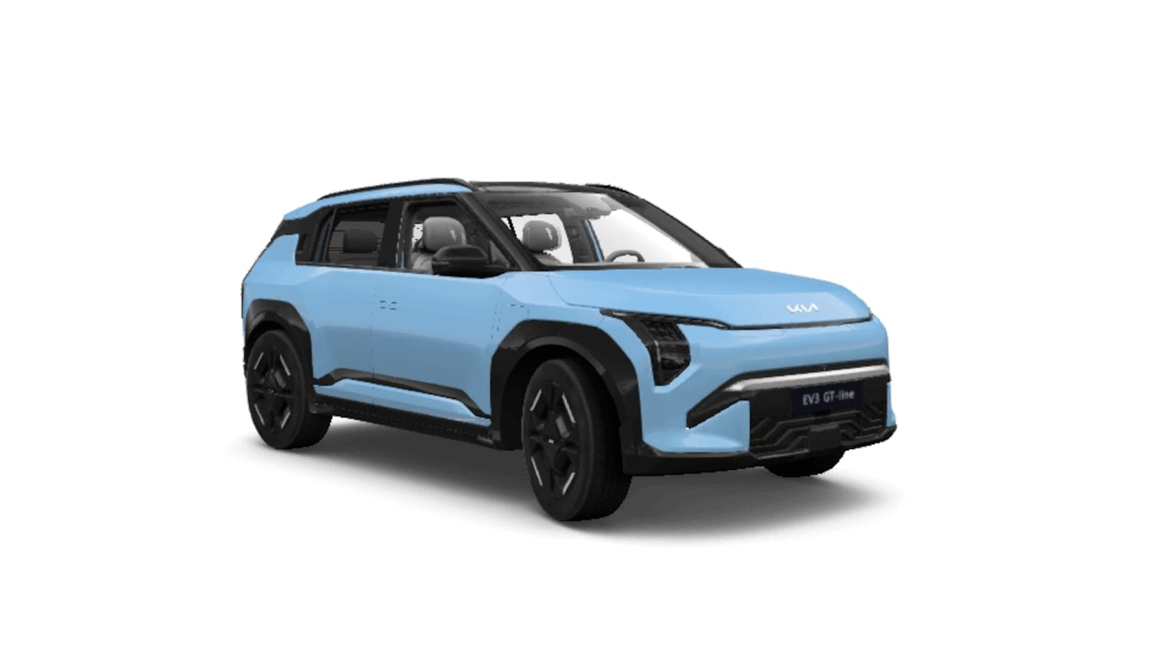Kia EV3 - GT-PlusLine 81.4 kWh Elektrisch FWD Crossover Frost Blue - AutoWereld.nl