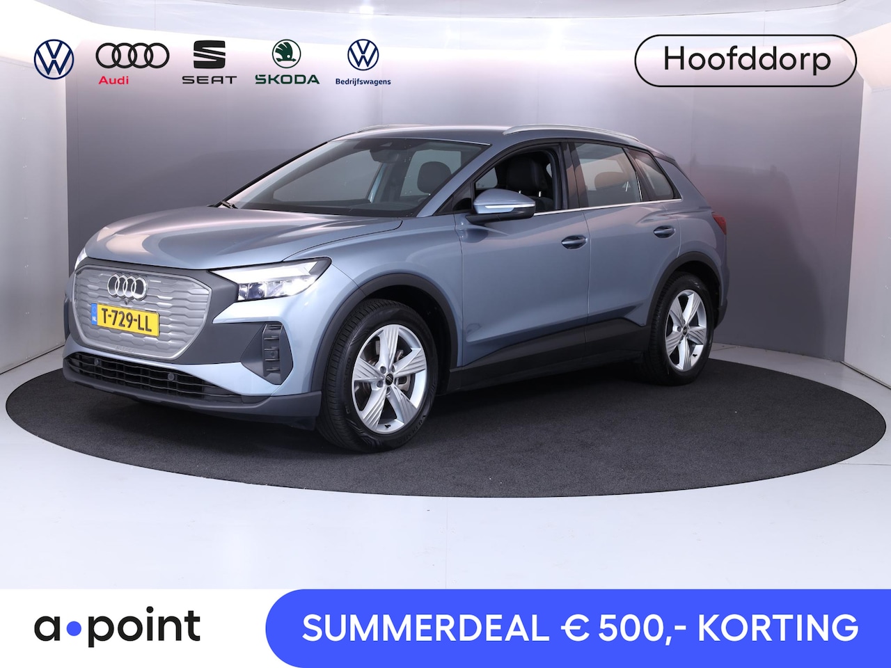 Audi Q4 e-tron - 40 Edition 77 kWh 204 pk S-tronic | Navigatie | Elektr. Trekhaak | Parkeersensoren | Achte - AutoWereld.nl
