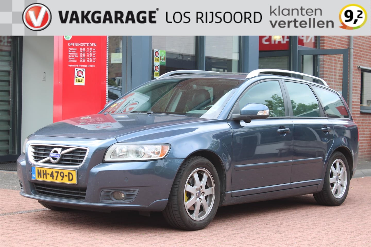Volvo V50 - 1.6 *Summum* | Trekhaak | Schuifdak | Stoelverwarming | Leder | Cruise & Climate Control | - AutoWereld.nl