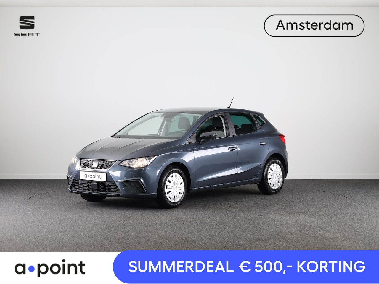 SEAT Ibiza - 1.0 TSI Style Business Intense 95pk | Navigatie | Parkeercamera | Climatronic | Apple Carp - AutoWereld.nl