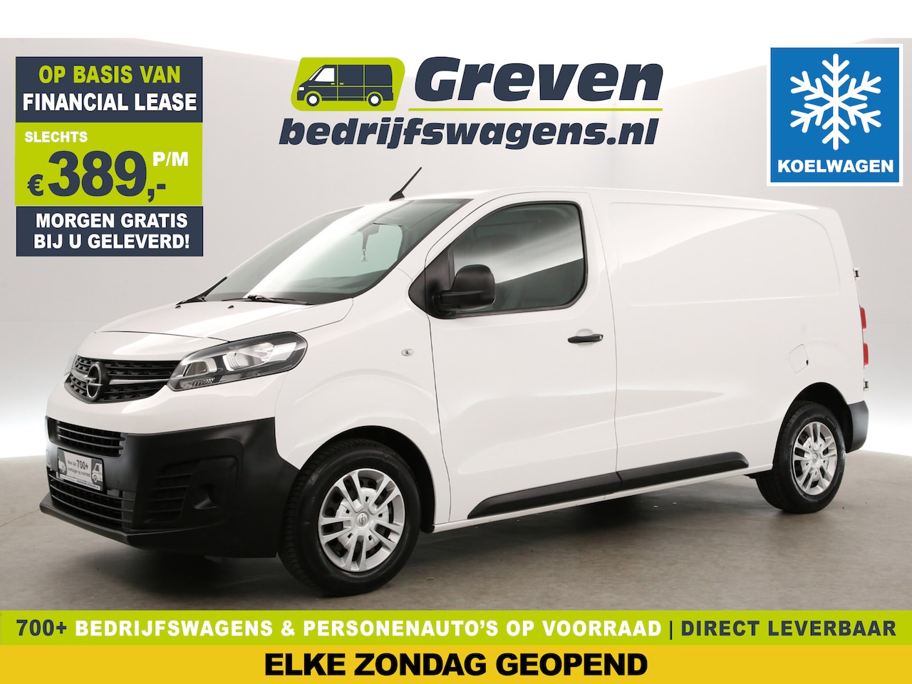 Opel Vivaro - 2.0 L2H1 Koelwagen Airco Carplay Cruise Koelauto PDC 3 Persoons Elekrpakket - AutoWereld.nl