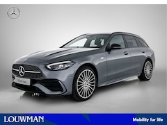 Mercedes-Benz C-klasse Estate - 300 e Business Solution AMG | Trekhaak | Nightpakket | Parkeerpakket met 360°-camera | KEY