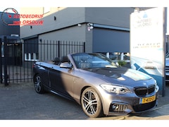BMW 2-serie Cabrio - 220i High Executive M-Sport Automaat Leder Navi-pro Camera Stoelvw Harman/kardon 70222km