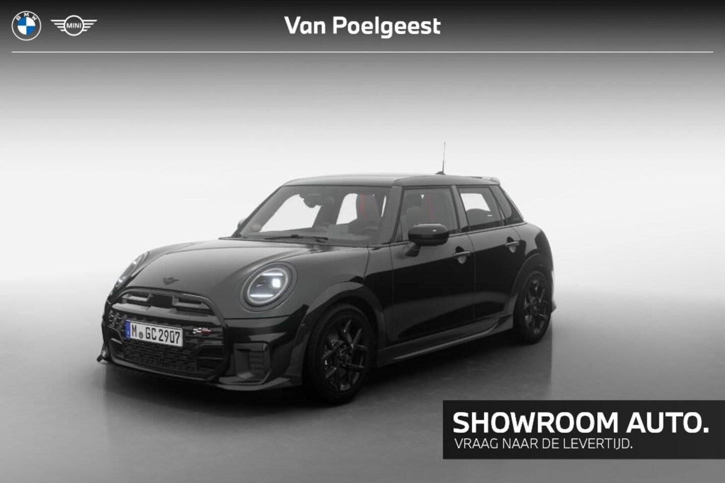 MINI Cooper - 5-deurs C | John Cooper Works uitvoering | Pakket | 17" JCW Sprint Spoke Black - AutoWereld.nl