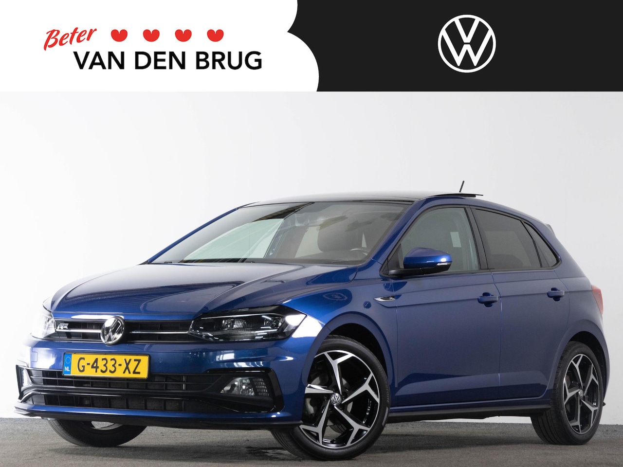Volkswagen Polo - R-Line 1.0 TSI 95 pk | LED | Panoramadak | 17" velgen | Adaptieve cruise | Camera | Naviga - AutoWereld.nl