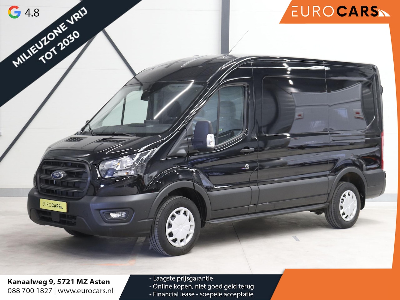 Ford Transit - 310 2.0 TDCI L2H2 Trend Automaat Airco Bluetooth Camera  Cruise Control - AutoWereld.nl