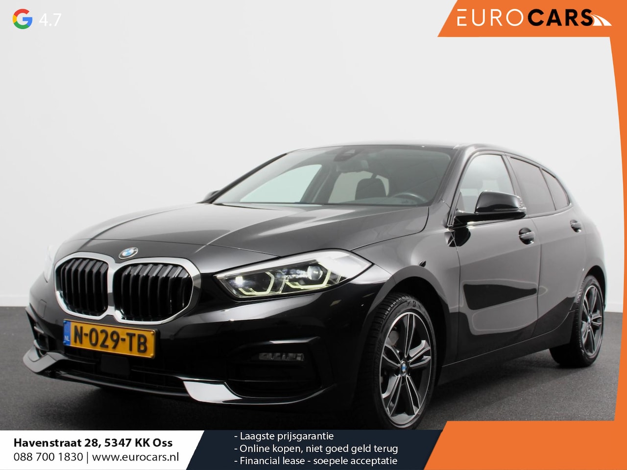 BMW 1-serie - 118i Automaat Sportline Business Edition Climate control Navigatie Cruise control LED Park - AutoWereld.nl