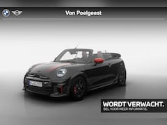 MINI Cabrio - JCW | Pakket XL | Sport stripes en spiegelkappen Chili Red | 17" JCW Sprint Spoke Black