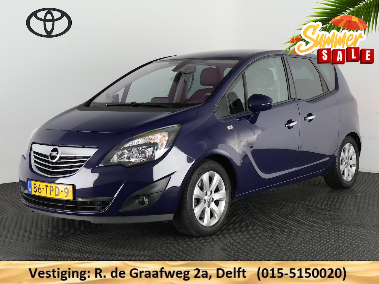 Opel Meriva - 1.4 Turbo Cosmo | 1e eigenaar | Navigatie | Trekhaak | Parkeersensoren | - AutoWereld.nl