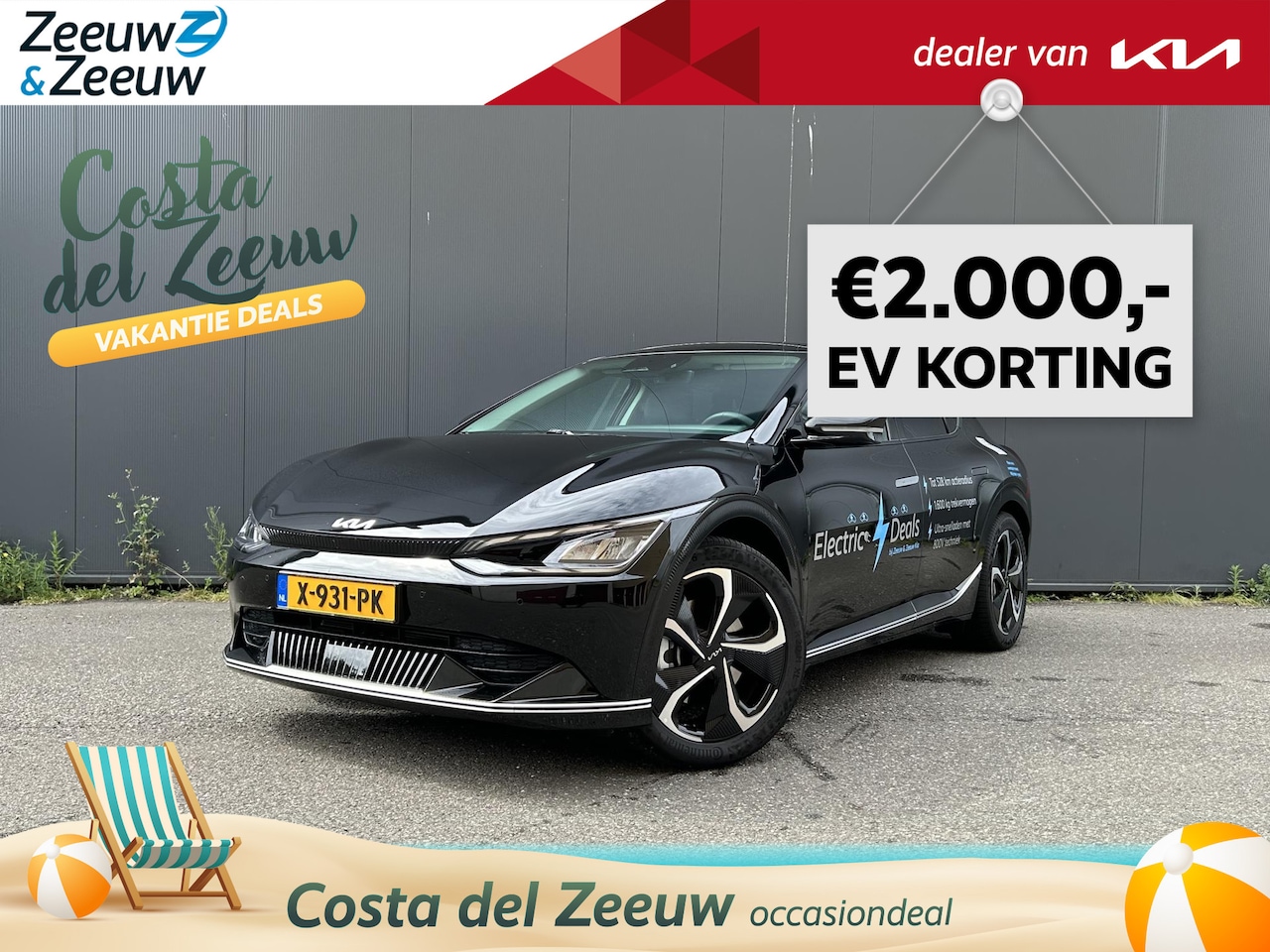 Kia EV6 - Plus Advanced Business Pack 77.4 kWh Apple Carplay | Navi | Adaptieve Cruise Controle | BT - AutoWereld.nl