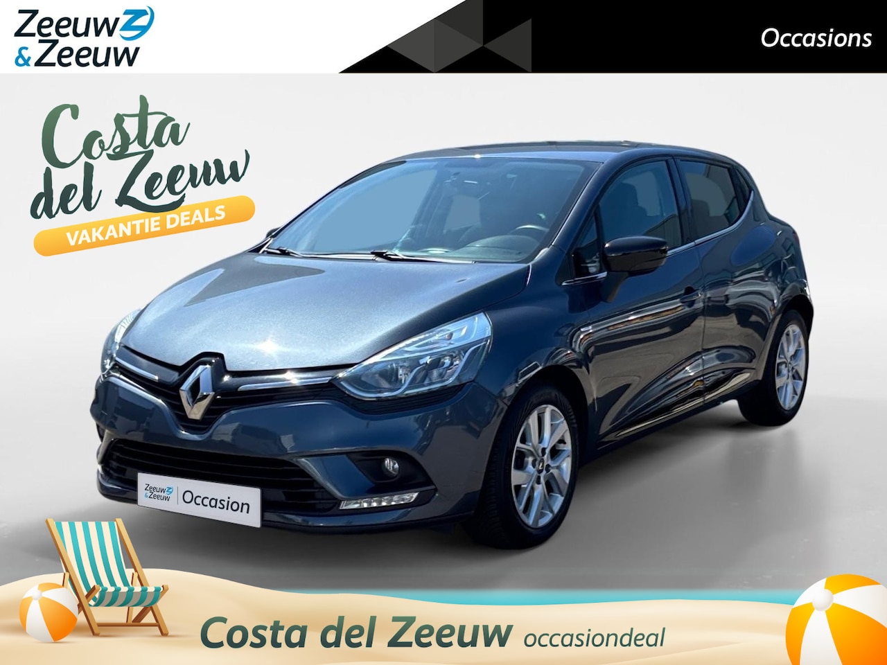 Renault Clio - 90PK TCe Limited | Navi | Airco | Keyless Entry | Cruise Control | Parkeersensoren | Licht - AutoWereld.nl