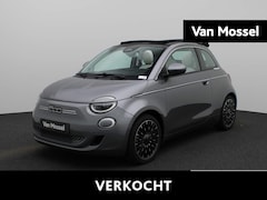Fiat 500 C - 500e La Prima 42 kWh | Lederen Bekleding | Navigatie | Camera |
