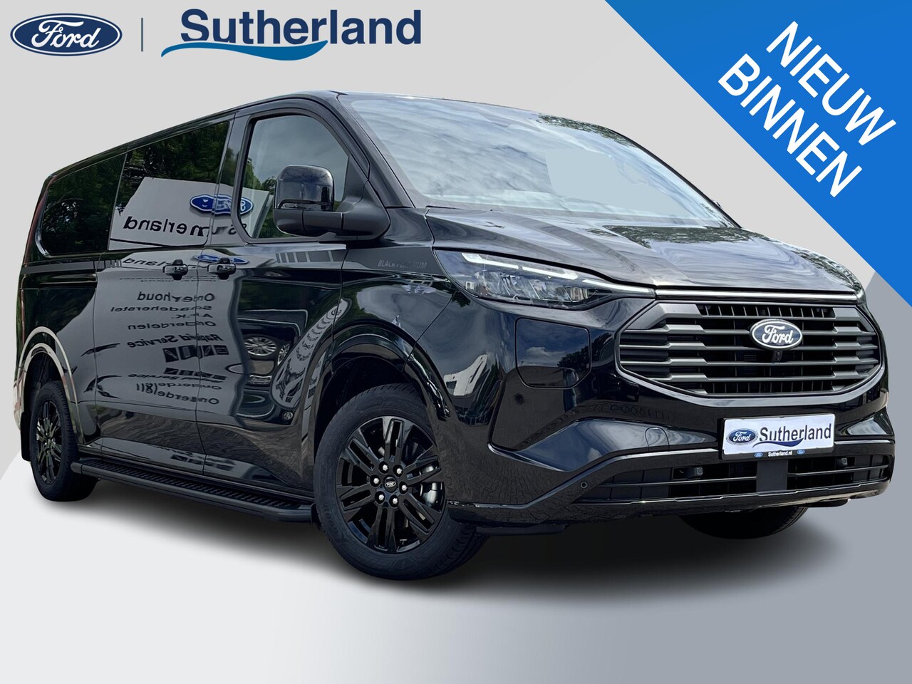 Ford Transit Custom - 320 2.5 PHEV L2H1 Black Platinum DC | SCI | 233pk | Netto bijtelling 2025 vanaf 461,- per - AutoWereld.nl