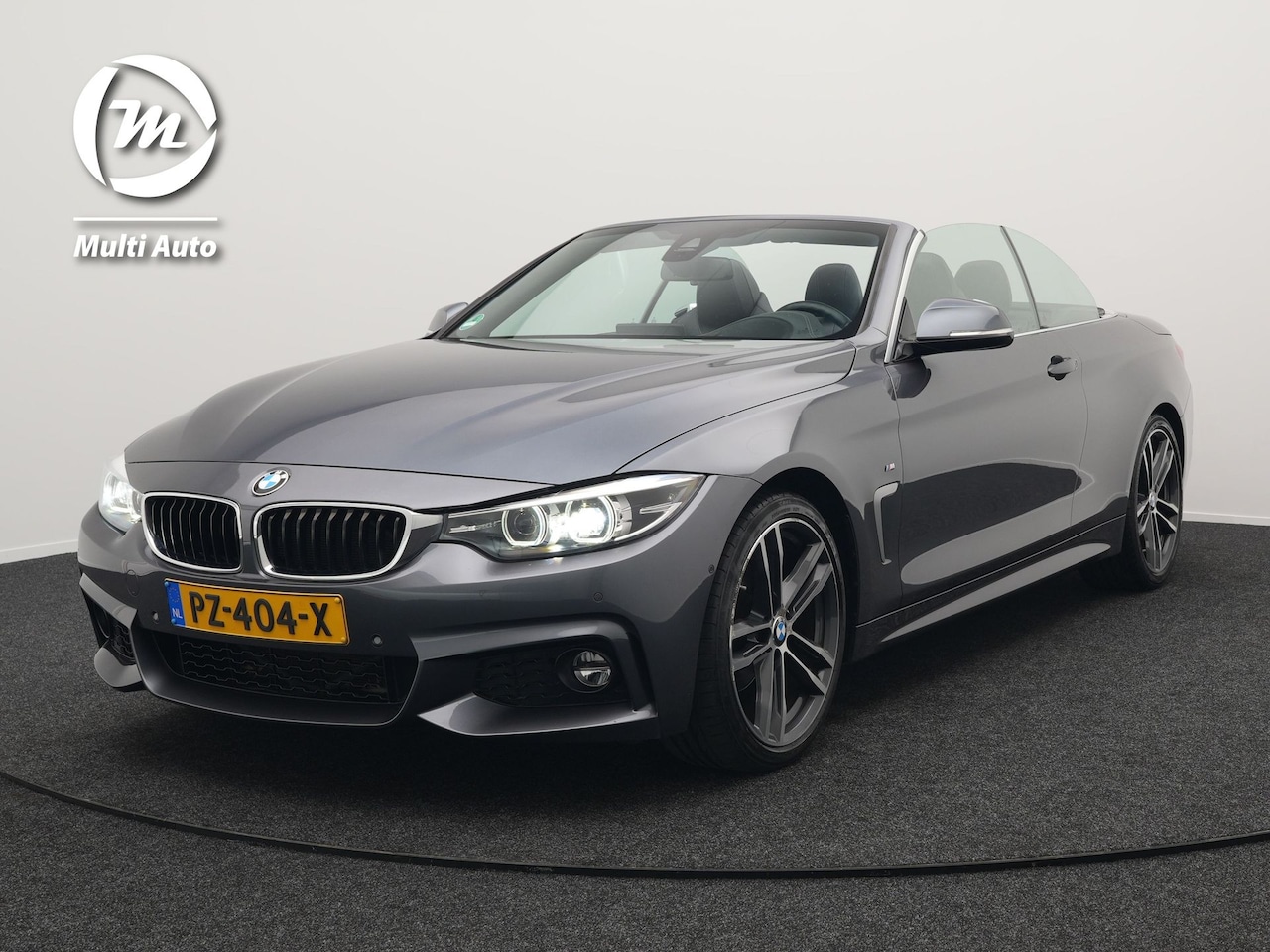 BMW 4-serie Cabrio - 420i M Sport 184pk | Lederen Sportstoelen Memory Verwarmd | Navi Pro | Head-up Display | C - AutoWereld.nl