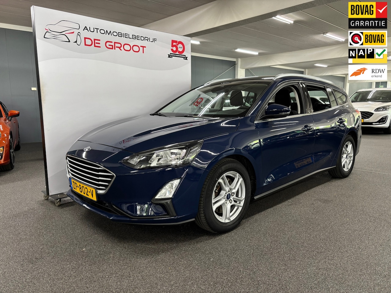 Ford Focus Wagon - 1.0 EcoBoost Trend Edition Business / NL-auto, Cruise control, LM velgen, Stoel en stuurve - AutoWereld.nl
