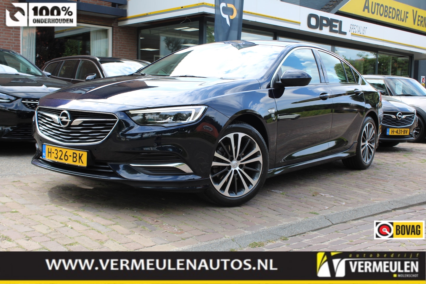 Opel Insignia Grand Sport - 1.5 Turbo 165PK Business Executive OPC-Line Automaat + 18"/ Navi/ Clima/ Leder/ Full-LED/ - AutoWereld.nl
