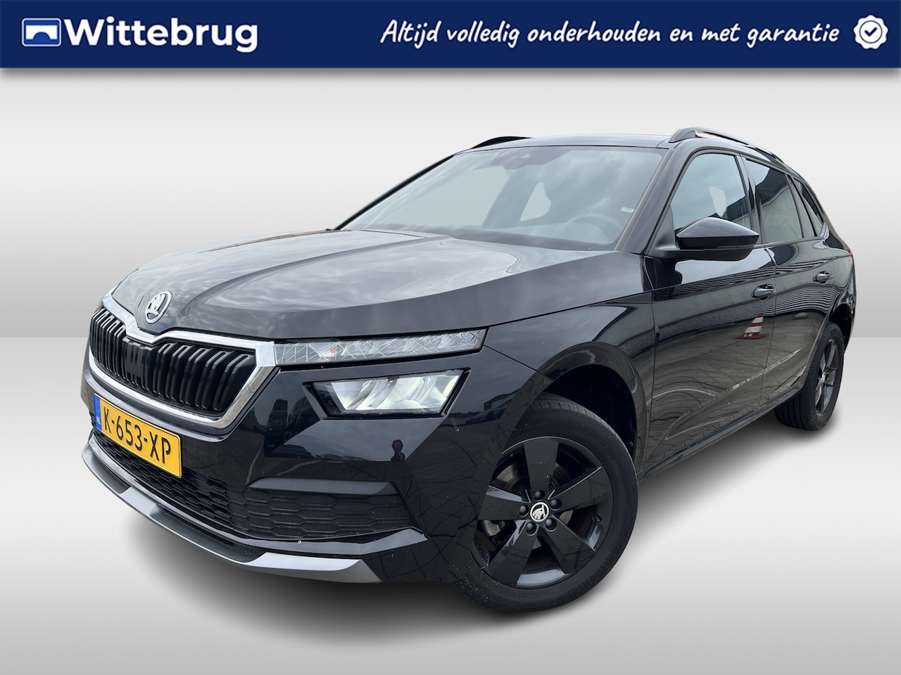 Skoda Kamiq - 1.0 TSI Sport Business DSG Automaat Panoramadak / App-connect / Parkeersensoren / LED / Cr - AutoWereld.nl