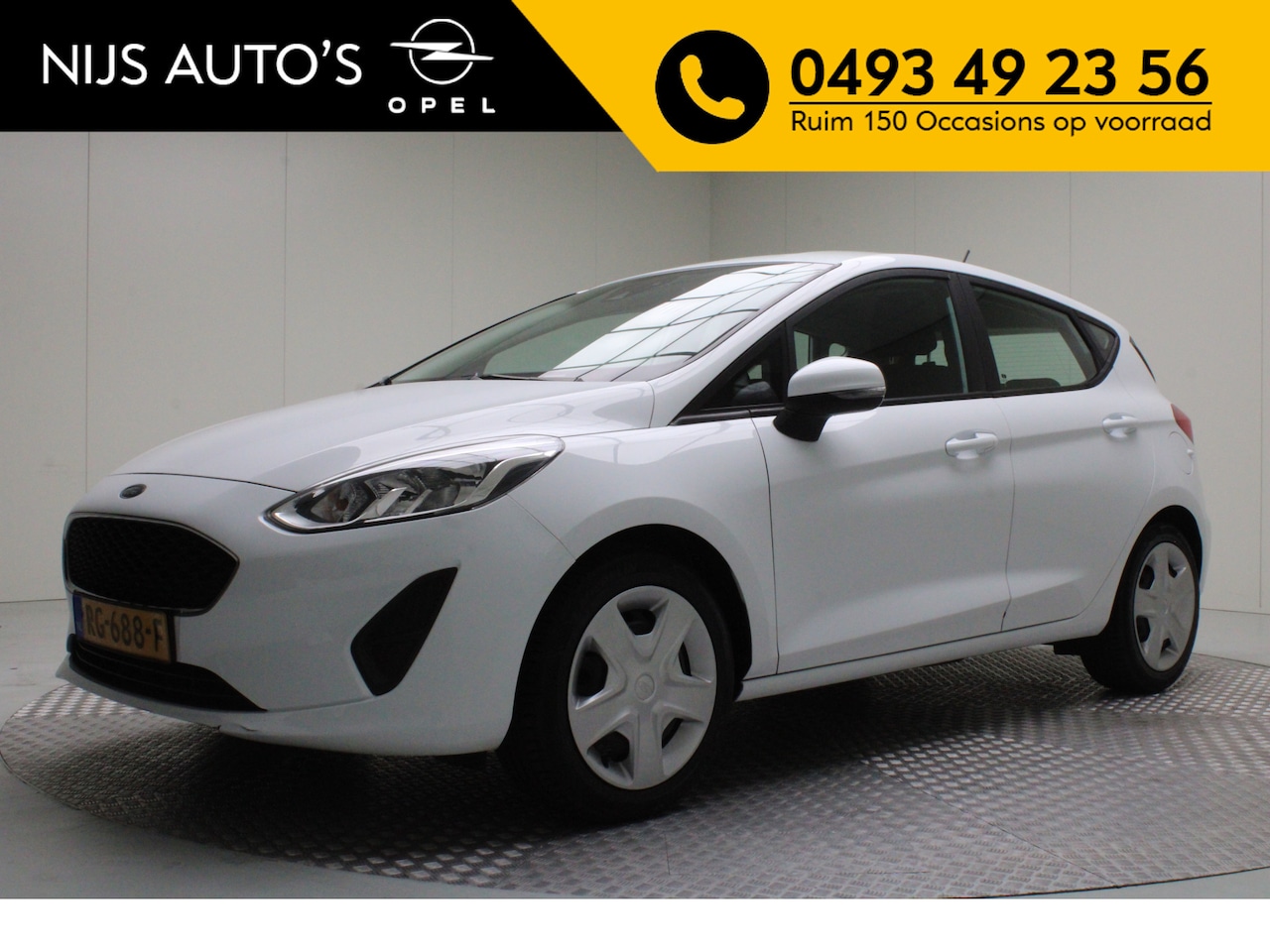 Ford Fiesta - 1.1 Trend | trekhaak | airco | navigatie fullmap | carplay | cruise | telefoon bluetooth - AutoWereld.nl