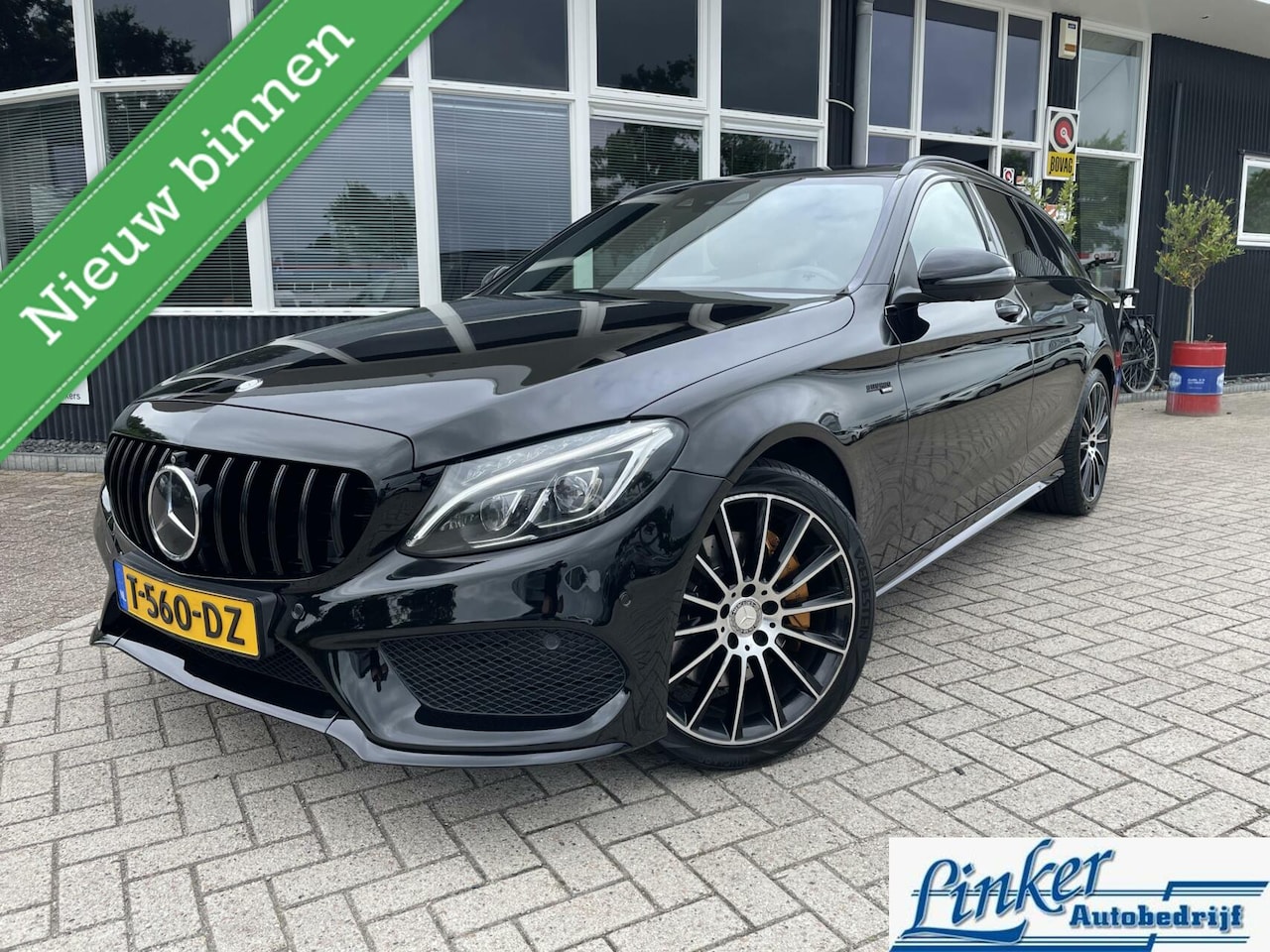 Mercedes-Benz C-klasse Estate - 400 4MATIC - AMG STYLING PANO LEDER BURMESTER SOUND SYSTEM - AutoWereld.nl