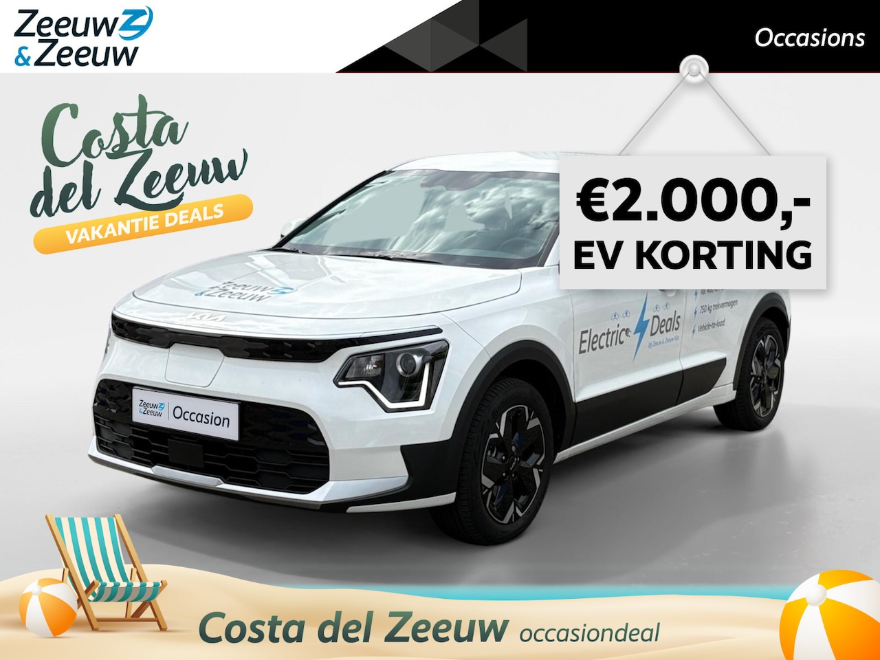 Kia Niro EV - Light Edition 64.8 kWh | Accu = 100% | Navi | Climate & (adaptieve) cruise control | Apple - AutoWereld.nl