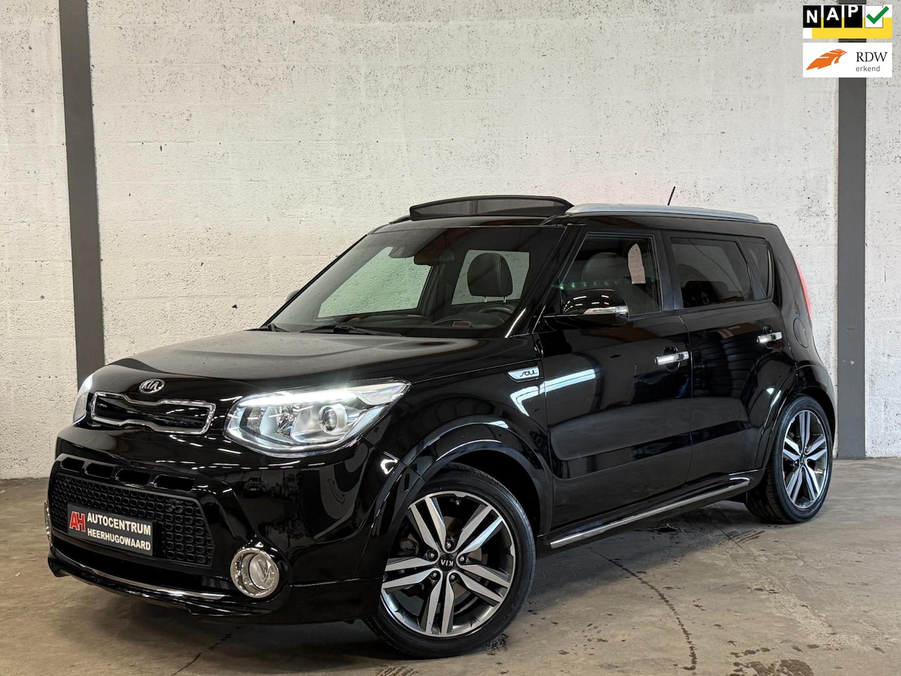 Kia Soul - 1.6 GDI Navi|Pano|Leder|Camera|Cruise|Dealer Onderhouden !! - AutoWereld.nl
