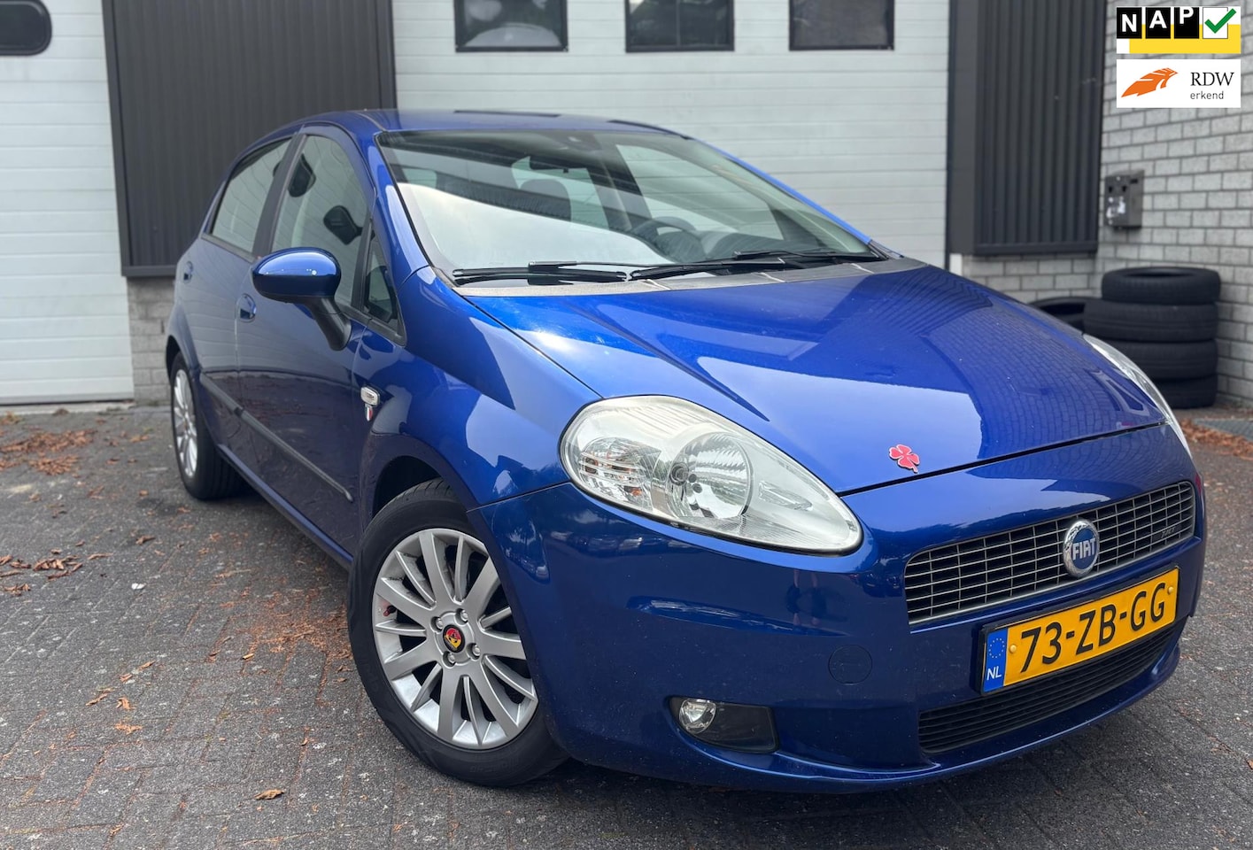 Fiat Grande Punto - 1.4-16V Turbo Emotion APK CRUISE NAP - AutoWereld.nl
