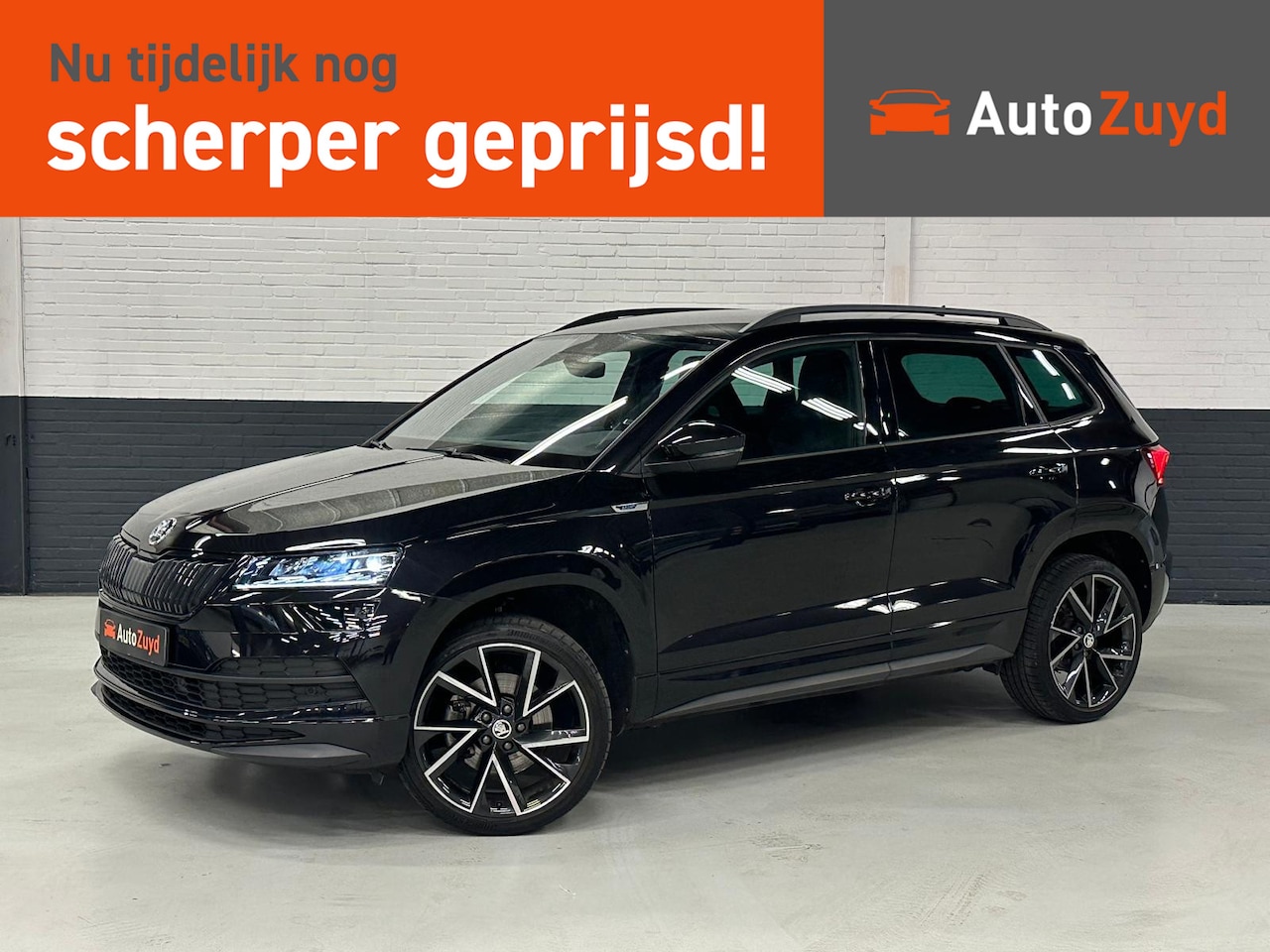 Skoda Karoq - 1.5 TSI ACT Sportline Business DSG / Virtual / CarPlay / Navi / Stoel-Verwarming - AutoWereld.nl
