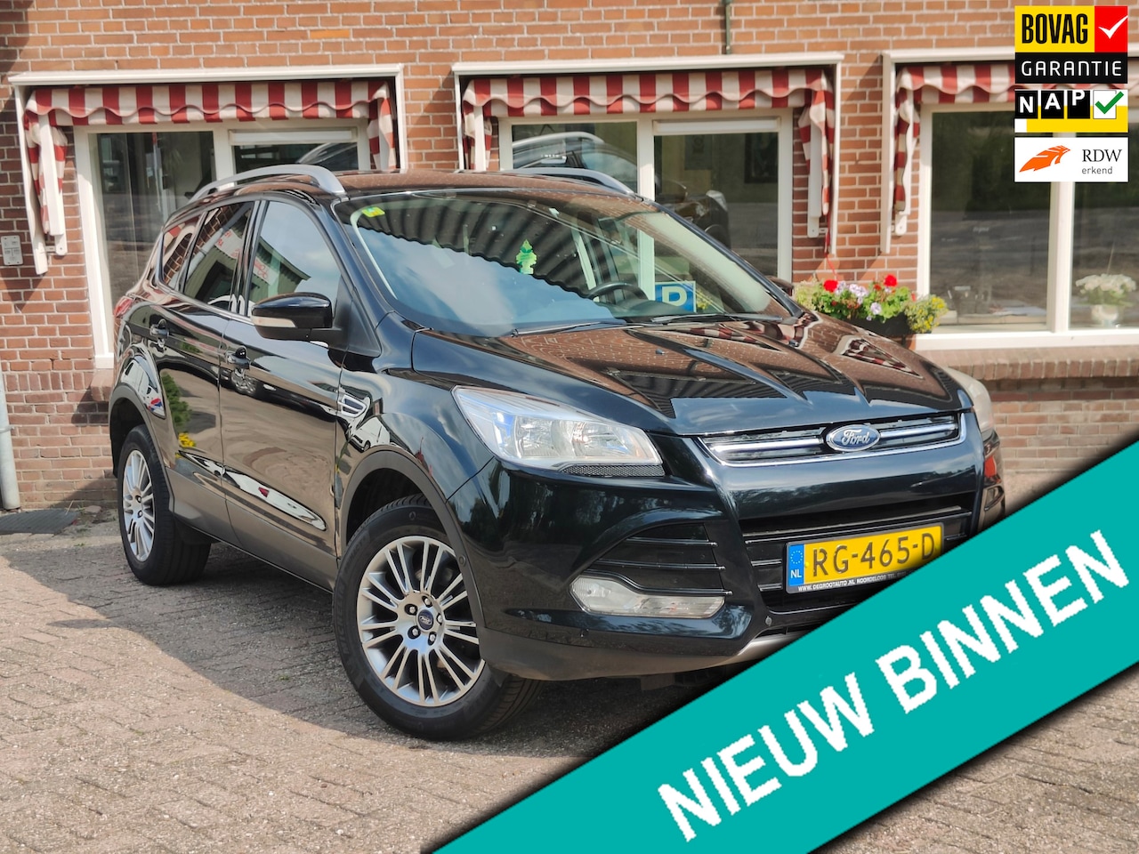 Ford Kuga - 1.6 Titanium Clima Cruise Tr.haak Camera - RIJKLAAR - - AutoWereld.nl