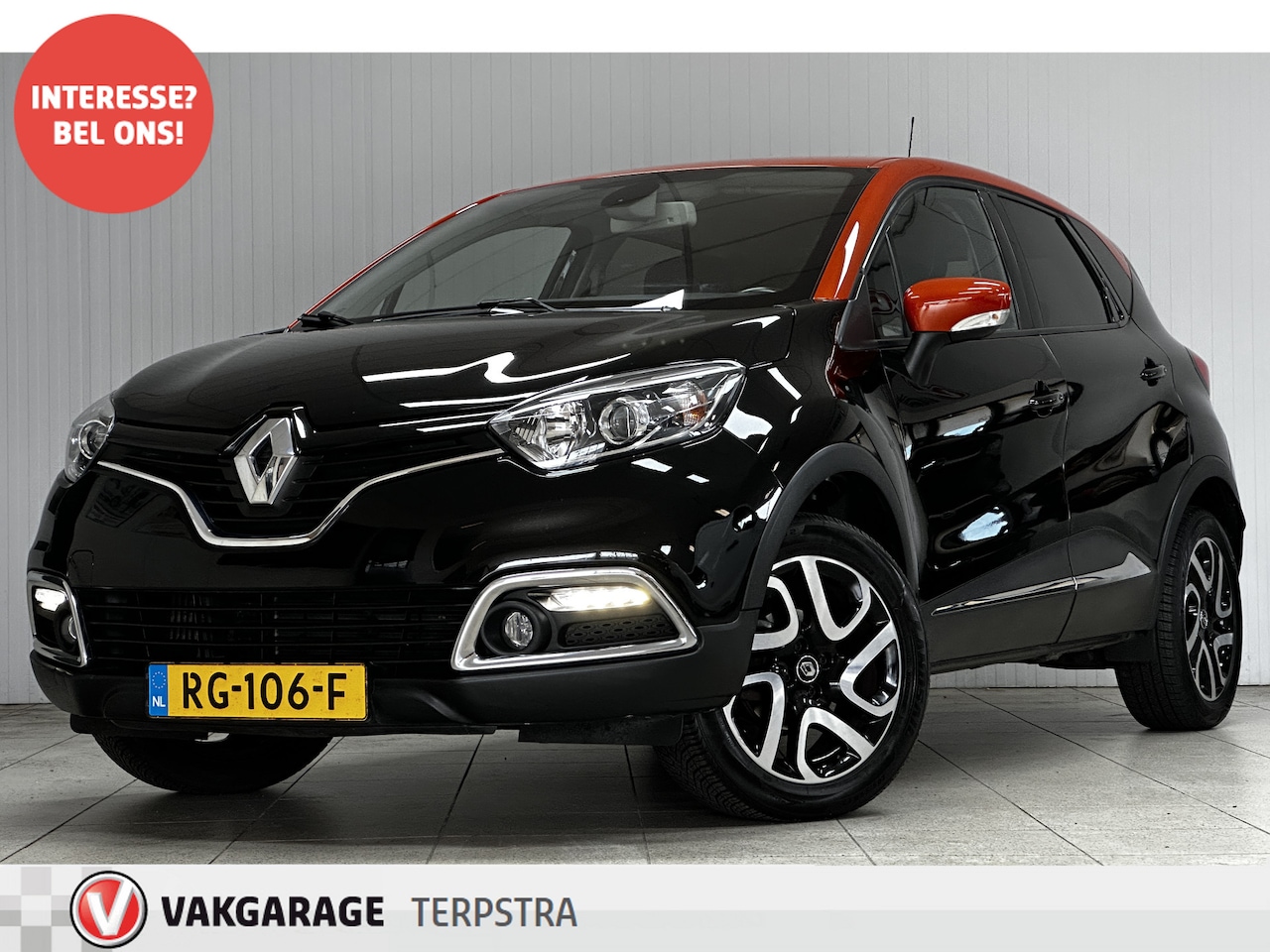 Renault Captur - 0.9 TCe Dynamique/ Two-Tone/ Trekhaak/ 17'' LMV/ Camera/ Half-Leder/ Keyless/ Navi/ Clima/ - AutoWereld.nl