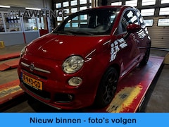 Fiat 500 - 1.2 S Lounge | Leer | 16"| Airco | Bleu-Tooth | Nieuwe Distr. | % Bovag Occasion Partner %