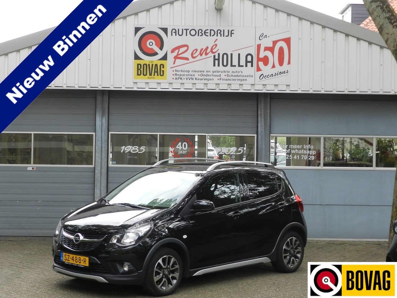 Opel Karl - 1.0 Automaat 5Drs Rocks Online Edition Navi Dab+ LMV PDC Cruise contr - AutoWereld.nl