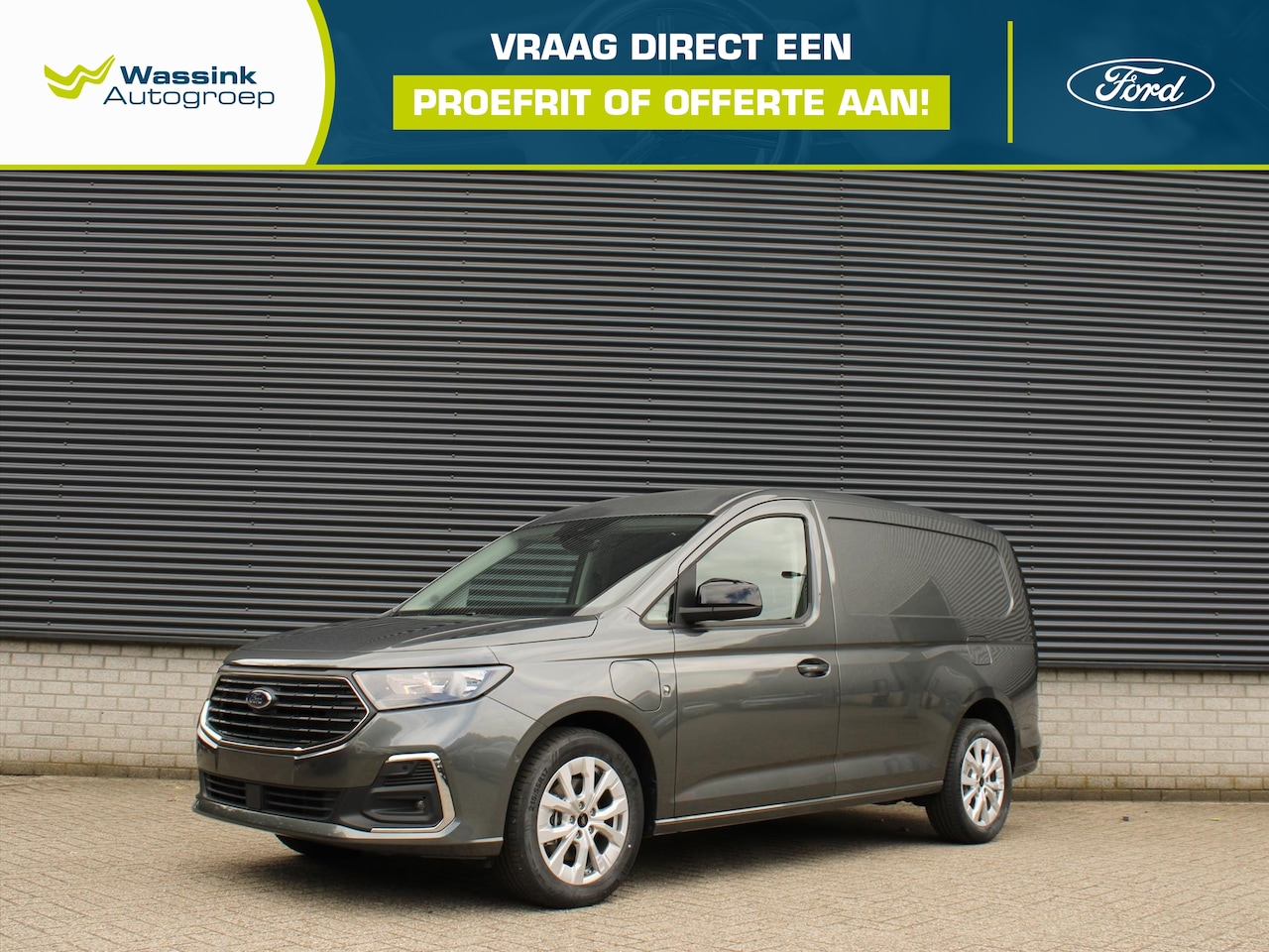 Ford Transit Connect - L2 Limited PHEV 150pk Automaat I Trekhaak I Navigatie I Camera I Houten Vloer I Voorraad - AutoWereld.nl