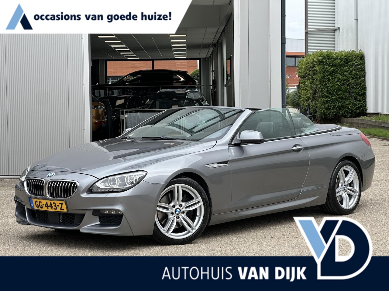 BMW 6-serie Cabrio - 640i High Executive M-Pakket | NL Auto/2e Eign./Voll.Historie/19"/Adapt.Cruise/Leder - AutoWereld.nl