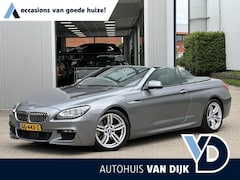 BMW 6-serie Cabrio - 640i High Executive M-Pakket | NL Auto/2e Eign./Voll.Historie/19"/Adapt.Cruise/Leder