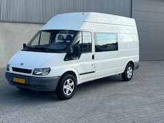Ford Transit - 350L 2.4TDdi SHD 125 PK LANG HOOG+7 PERSOONS DUBBELE CABINE+VELGEN+TREKHAAK