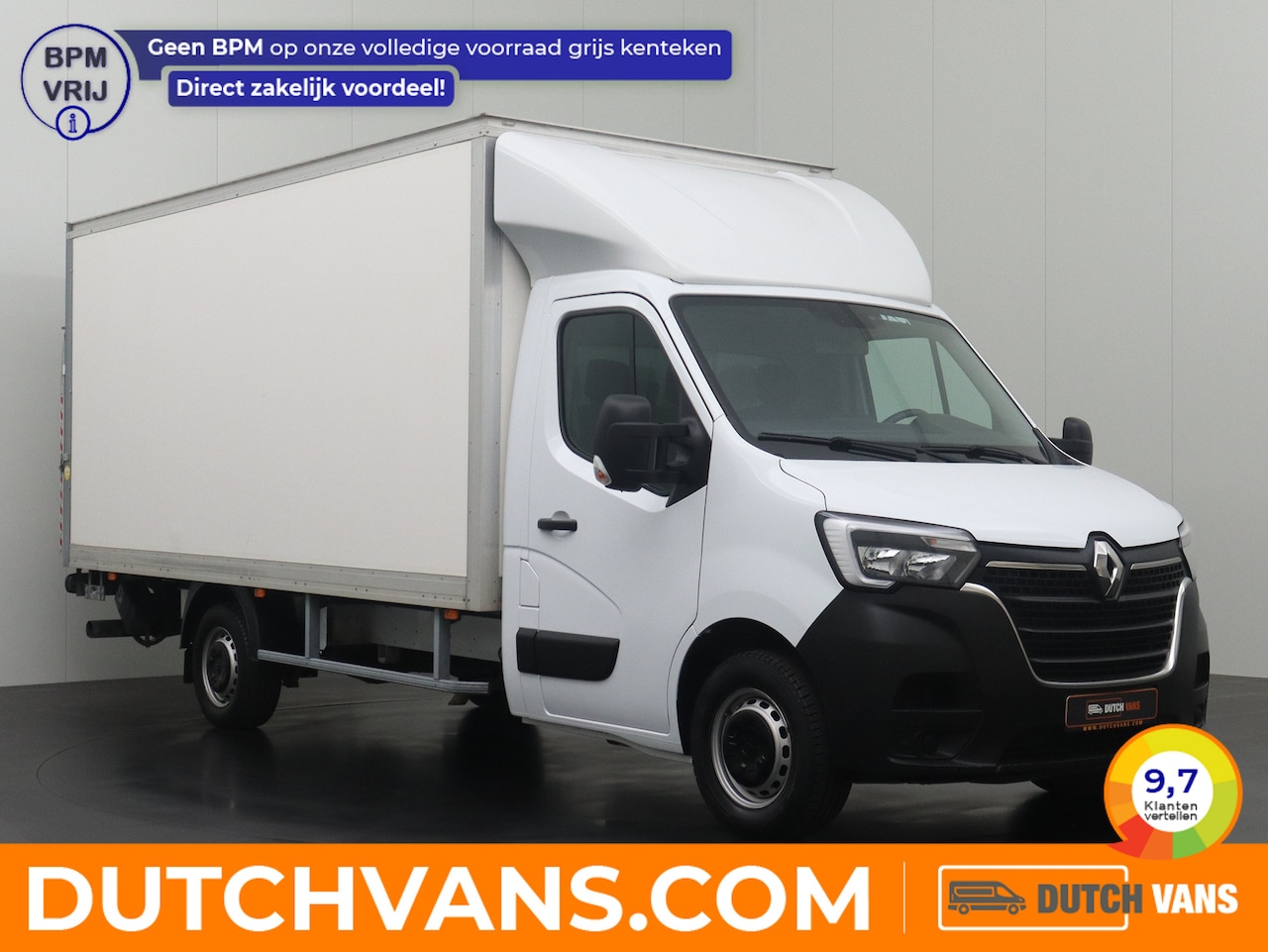 Renault Master - 2.3DCI 145PK Bakwagen+Laadklep | 4.68 Mtr Laadlengte | Multimedia | Airco | Cruise | 3-Per - AutoWereld.nl