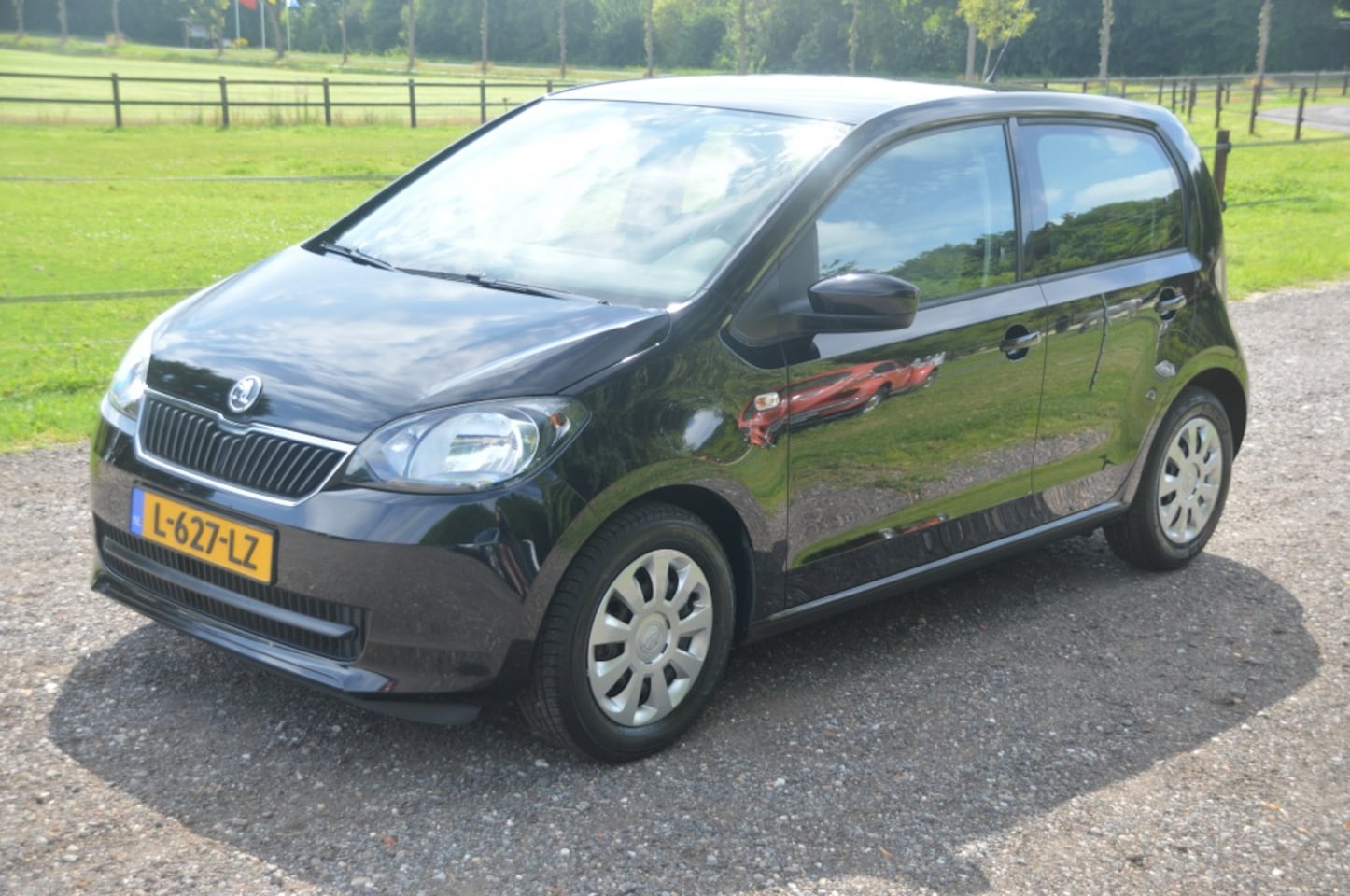 Skoda Citigo - 1.0 Grt. Ambition Zwart 5 deurs Airco Navi - AutoWereld.nl