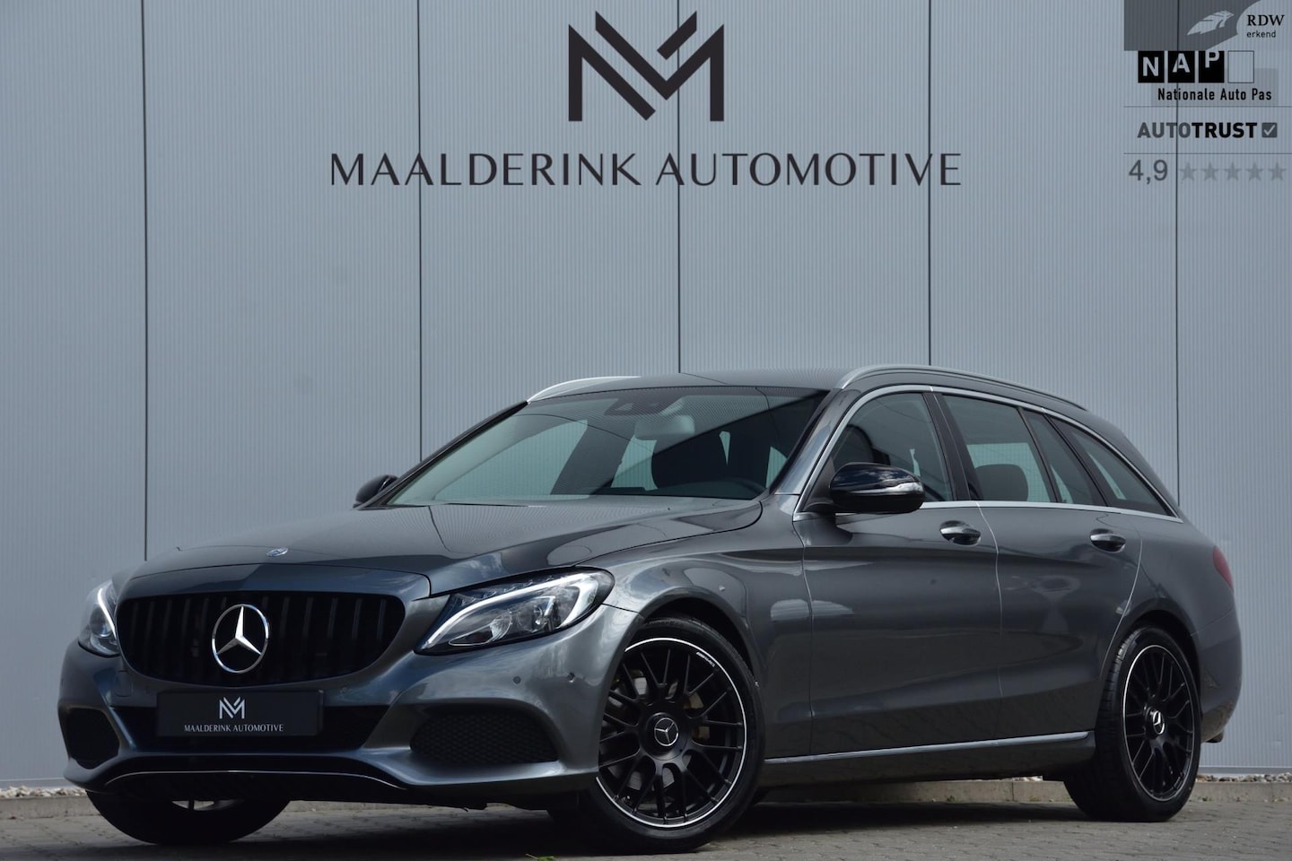 Mercedes-Benz C-klasse Estate - 200 AMG Look, Dealer ond., Geheugen, Camera, Navi, Led, Stoelverwarming - AutoWereld.nl