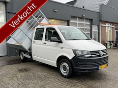 Volkswagen Transporter - 2.0 TDI 102pk 3 Zijden Kipper Airco Trekhaak 2200kg Airco Cruise controle Telefoonverbindi