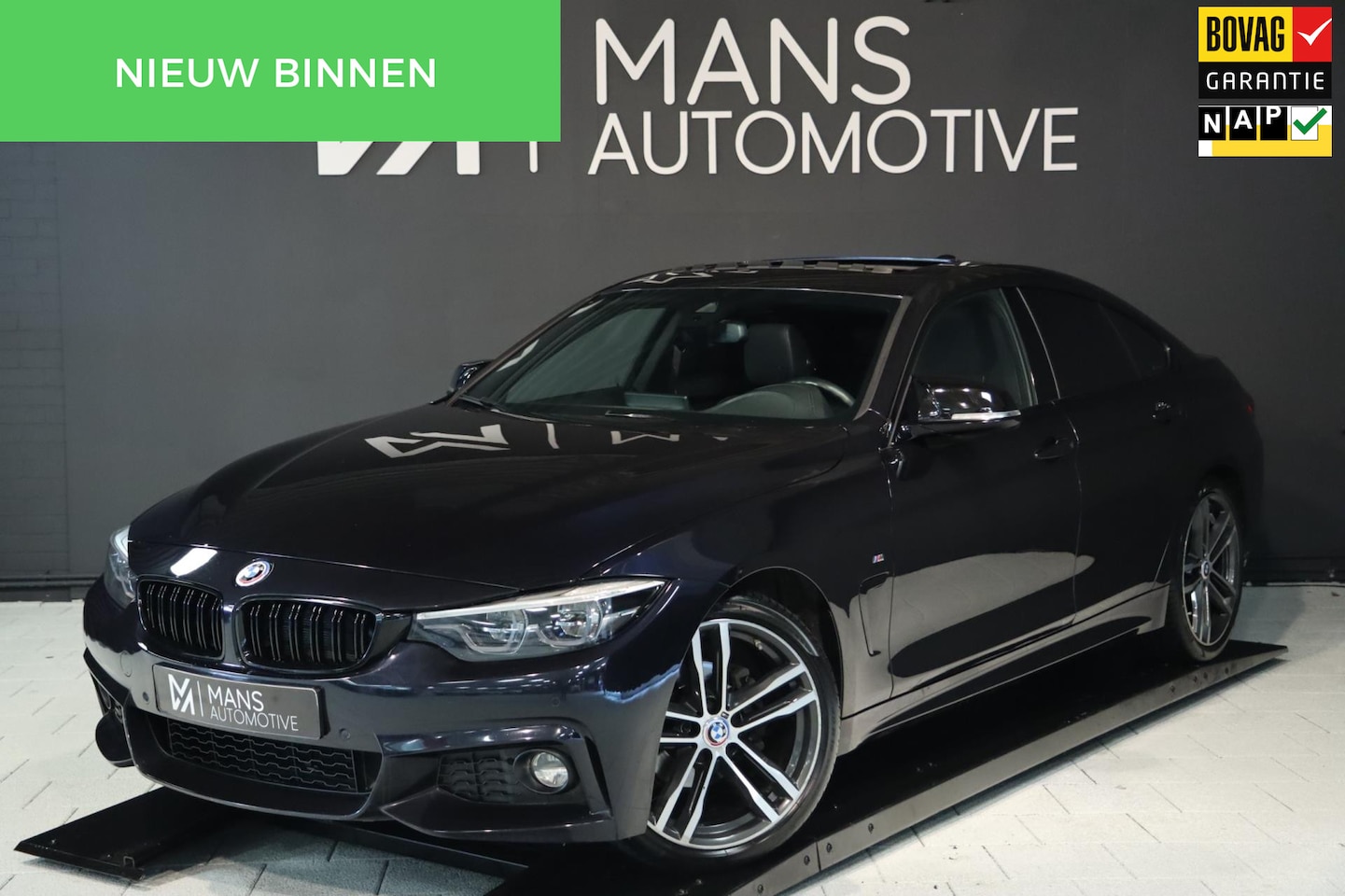 BMW 4-serie Gran Coupé - 420i M Sport / PANODAK / LEDER / CAMERA / KEYLESS / STOELVER. - AutoWereld.nl