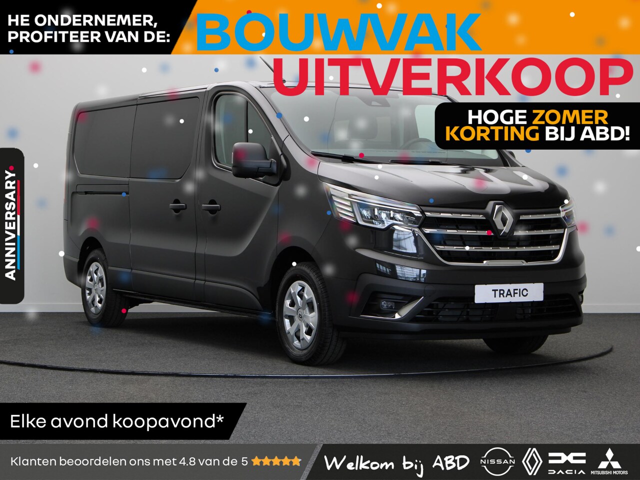 Renault Trafic - 2.0 dCi 130pk T30 L2H1 DC Advance | BPM Voordeel | Hoge korting | Lage rente | Direct rijd - AutoWereld.nl