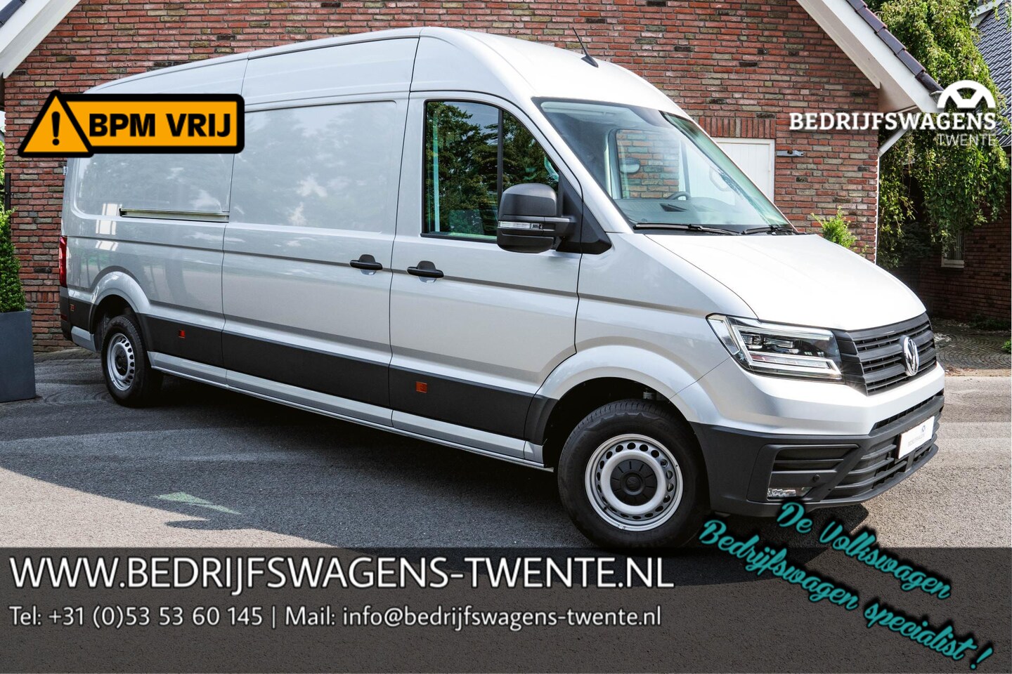 Volkswagen Crafter - 2.0 TDI 177PK Automaat-8 L4H3 3.5T Comfortline LED | NAVI | Cruise Control | - AutoWereld.nl