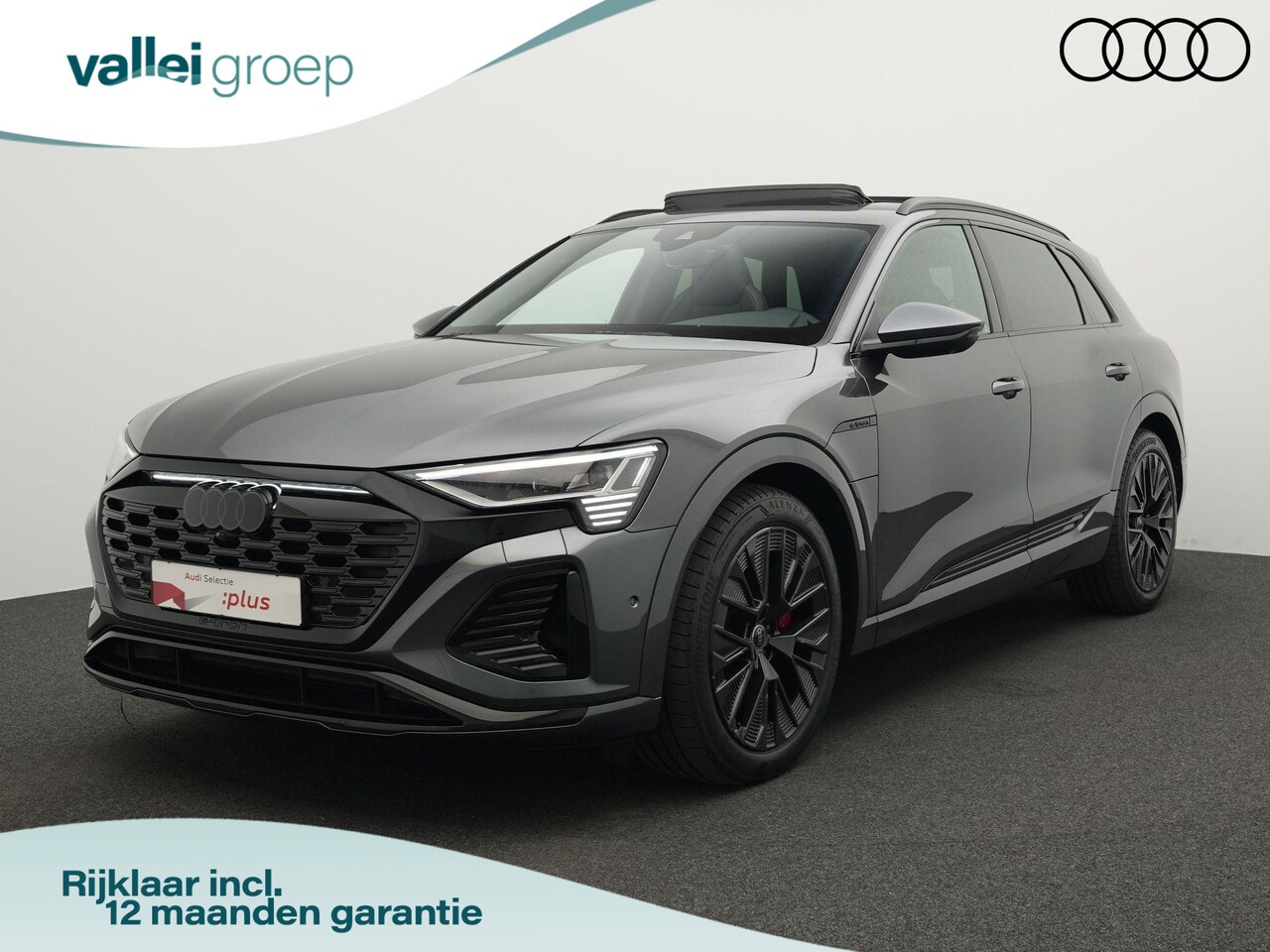 Audi Q8 e-tron - 55 408 pk S-tronic quattro S Edition 115 kWh | Rondomzicht camera | Panoramadak | Trekhaak - AutoWereld.nl