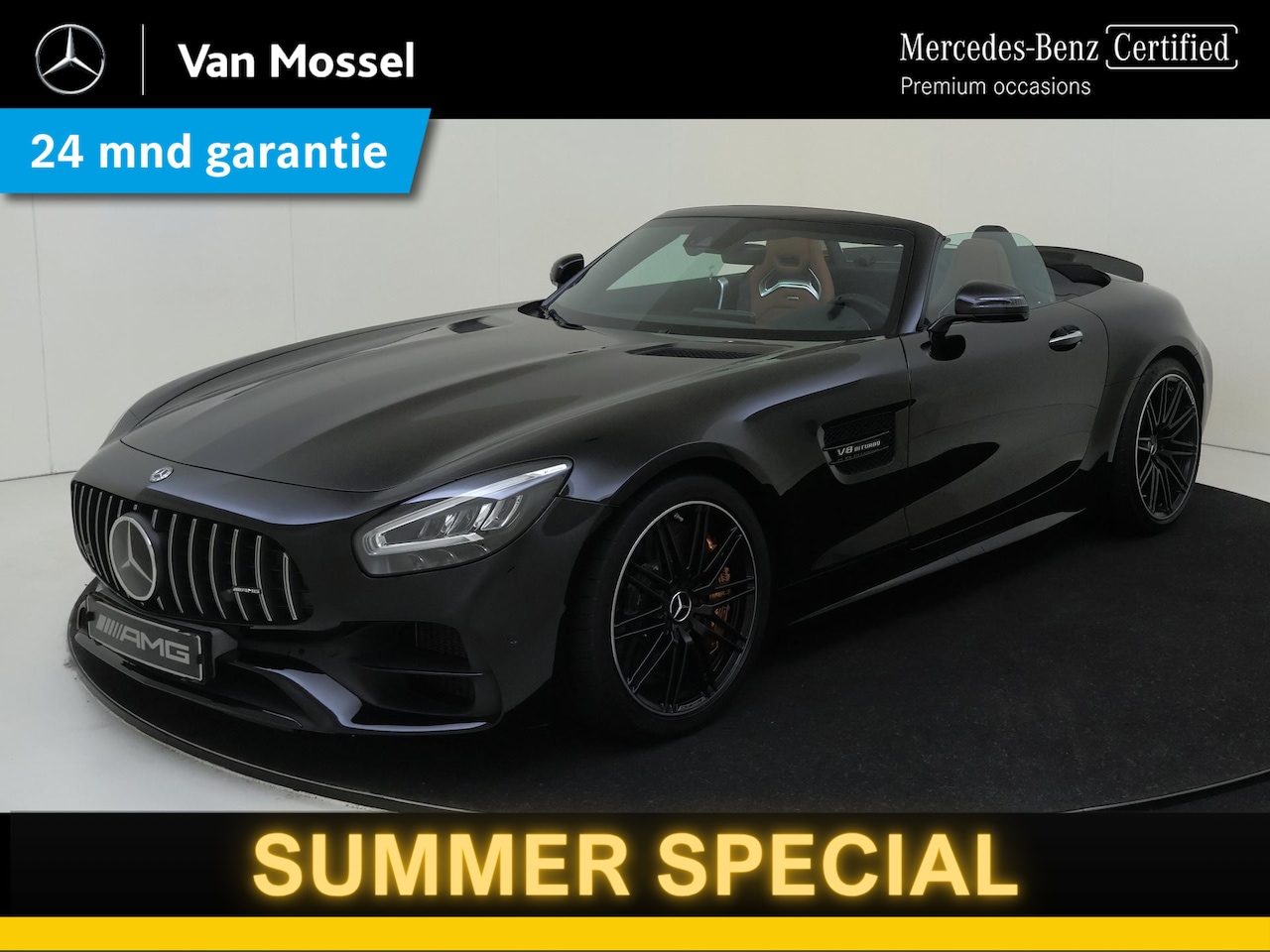 Mercedes-Benz AMG GT Roadster - 4.0 C /Burmester /AMG Dynamic plus /Achterasbesturing /Airscarf - AutoWereld.nl